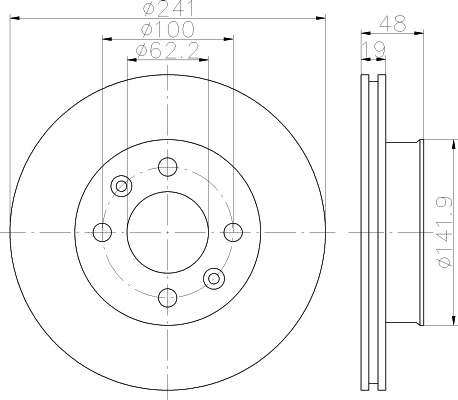 NF PARTS Bremžu diski NF1111431